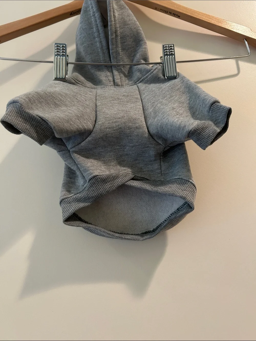 Unbranded Gray Pet Dog Hoodie with 